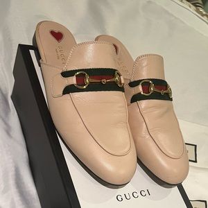 Gucci Princetown Mule Pale Pink 38.5